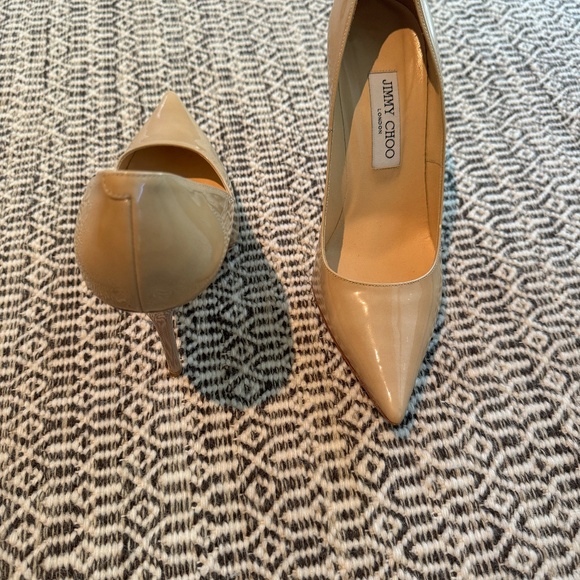 Jimmy Choo patent camel pump size 39 - Picture 3 of 10